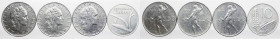 Lotto di 4 monete composto da 3 pezzi da 50 lire (1958/1960/1961) e 10 lire 1965, AC e Al, mediamente mBB
mediamente mBB
Spedizione in tutto il Mond...