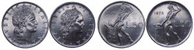 Monetazione in Lire (1946-2001) Lotto n.2 monete da 50 Lire "Vulcano" 1975 (5 Corto) FDC - 50 Lire "Vulcano" 1975 (5 Lungo e 7 Uncino), NC - SPL
medi...