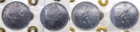 Monetazione in Lire (1946-2001) Lotto n.2 monete da 50 Lire "Vulcano" 1988 R/Cifre data 88 più grandi, NC, Gig.177a e 50 Lire "Vulcano" 1988 R/Cifre d...