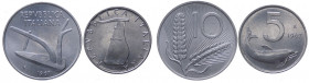 Monetazione in Lire (1946-2001) Lotto n.2 monete da 10 Lire "Spiga" 1967 e 5 Lire "Delfino" 1967
FDC
Spedizione in tutto il Mondo / Worldwide shippi...