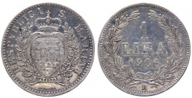 Repubblica di San Marino, Vecchia Monetazione (1864-1938) 1 lira 1906, P.362, Ag - gr. 4,98
mBB
Spedizione solo in Italia / Shipping only in Italy