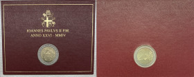 Città del Vaticano - Giovanni Paolo II (Karol Wojtyla) - Divisionale Moneta Commemorativa da 2 euro 2004 - 75° anno dell'Istituzione dello Stato della...