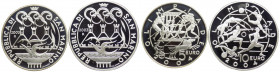 San Marino - Anno 2003 - Cofannetto contenente due valori da 5 e da 10 euro. Monete celebrative delle Olimpiadi di Atene - Ag .925, Fondo Specchio.
F...