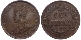Australia - Giorgio V (1910-1936) One Penny 1919 - KM 23 - Cu
SPL/FDC
Spedizione solo in Italia / Shipping only in Italy