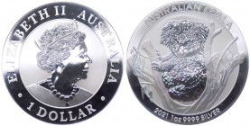Australia - Elisabetta II (dal 1952) 1 Dollaro (1 Oncia) 2021 "Koala" - Ag proof - In capsula
FS
Spedizione in tutto il Mondo / Worldwide shipping
