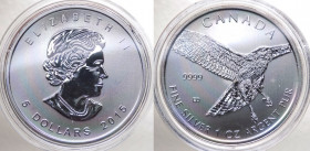 Canada - Elisabetta II (dal 1952) 5 Dollari (1 Oncia) 2015 "Poiana della Giamaica" - Ag - Proof - In capsula - gr.31,1
FS
Spedizione in tutto il Mon...