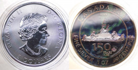 Canada - Elisabetta II (dal 1952) 5 Dollari (1 Oncia) 2017 "Aurora Boreale" - Ag - Proof - In capsula - gr.31,1
FS
Spedizione in tutto il Mondo / Wo...