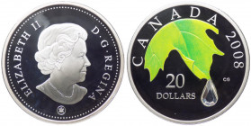 Canada, Elisabetta II (dal 1952) - dollaro "goccia di pioggia-cristallo", 2008, AR e altri materiali; in confezione originale
FS
Spedizione in tutto...