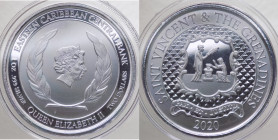 Caraibi - Saint Vincent e Grenadines - Elisabetta II (dal 1952) 2 Dollari (1 Oncia) 2020 - Ag - Proof - In capsula - gr.31,1
FS
Spedizione in tutto ...