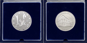 Medaglia emessa nel 1998 realizzata per il personale dipendente della Cassa di Risparmio di Ferrara commemorativa della sua fondazione nel 1838 - Ag -...