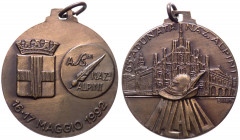 Alpini - Medaglia emessa dall' Associazione Nazionale Alpini - Commemorativa della 65°Adunata Nazionale degli Alpini svoltasi a Milano il 16 e 17 Magg...