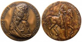 Medaglia emessa nel 1978 comemmorativa di Odoardo Farnese (1573-1626) quinto Duca di Parma e Piacenza per il Circolo Filatelico e Numismatico di Piace...