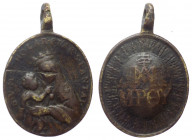 Italia - medaglietta devozionale con Vergine e Bambino, XVIII secolo circa, AE
MB
Spedizione solo in Italia / Shipping only in Italy