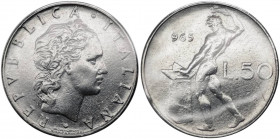 50 lire 1965 tipo Vulcano - "manca 1 della data" Attardi J20a - raro (R) - Ac 
mBB
Spedizione in tutto il Mondo / Worldwide shipping