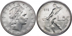 50 lire 1978 tipo Vulcano - "firme illegibili e 1 della data mancante" - Attardi J33i - non comune (NC) - Ac
BB/qSPL
Spedizione in tutto il Mondo / ...