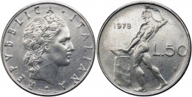 50 lire 1978 tipo Vulcano "manca segno di zecca R" - Attardi J33c - non comune (NC) - Ac 
BB/qSPL
Spedizione in tutto il Mondo / Worldwide shipping