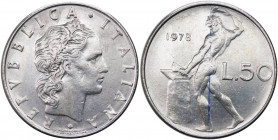 50 lire 1978 tipo Vulcano -"asse del R/ capovolto di 180°" Attardi JAS33s -non comune (NC) - Ac
BB/qSPL
Spedizione in tutto il Mondo / Worldwide shi...