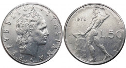50 lire 1978 tipo Vulcano - "moneta originale ma ribattutitura artefatta" - raro (R) - Ac 
qSPL
Spedizione in tutto il Mondo / Worldwide shipping