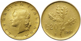 20 lire 1981 tipo ramo di quercia - "conio schiacciato" Ba 
FDC
Spedizione in tutto il Mondo / Worldwide shipping