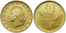 20 lire 1987 tipo ramo di quercia - "manca parte centrale del ramo di quercia" - Ba
SPL
Spedizione in tutto il Mondo / Worldwide shipping