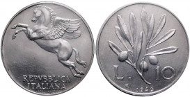 Monetazione in lire - 10 lire 1946 - "C/ Legenda capovolta e spostata" - Attardi G 1 b - IT - Perizia Gaudenzi - raro (R) IT
FDC
Spedizione solo in ...