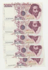 Lotto n.5 banconote 50000 lire Bernini I° tipo - Serie D
FDS
Spedizione in tutto il Mondo / Worldwide shipping