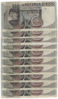 Repubblica Italiana (dal 1946) - lotto da 10 banconote da 10000 lire tipo "Iacopo del Castagno"
mediamente BB
Spedizione in tutto il Mondo / Worldwi...