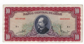Cile - Banca Centrale del Cile - 10 Escudos 1964 - Serie E1 n°0619898 - Pick#139a
mBB
Spedizione in tutto il Mondo / Worldwide shipping