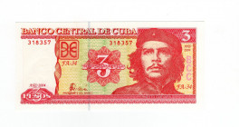 Cuba - Seconda Repubblica (dal 1959) 3 Pesos 2004 - P# 127a
FDS
Spedizione in tutto il Mondo / Worldwide shipping