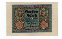 Germania - Repubblica di Weimar (1918-1933) 100 Marchi 1920 - Reichsbanknote - P# 69b
SPL
Spedizione solo in Italia / Shipping only in Italy