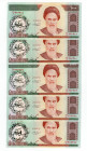 Lotto di 5 banconote - Iran - Repubblica Islamica (dal 1979) 1000 Ryals 1992 - P# 143 - con timbro colorato ?
FDS
Spedizione in tutto il Mondo / Wor...