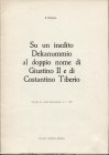 BALDANZA B. - Su un inedito Dekanummio al doppio nome di Giustino II e di Costantino Tiberio. Mantova, 1970. Pp. 13, ill. nel testo. ril ed buono stat...
