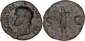 IMPERIO ROMANO
AGRIPA
As. AE. A/Cabeza de Agripa a izq., alrededor ley. R/Neptuno portando tridente, a los lados S.C. 9,46 g. RIC.58. BC+