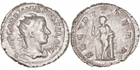 IMPERIO ROMANO
GORDIANO III
Antoniniano. AR. R/SECVRIT. PERP. 4,77 g. RIC.151. EBC-