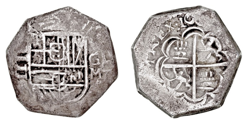 MONARQUÍA ESPAÑOLA
FELIPE III
4 Reales. AR. Granada M. (1609). Valor IIII a la...