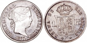 MONARQUÍA ESPAÑOLA
ISABEL II
Real. AR. Madrid. 1857. 1,35 g. CAL.420. Muy bonita pieza. EBC+