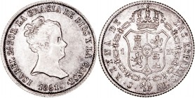 MONARQUÍA ESPAÑOLA
ISABEL II
Real. AR. Sevilla RD. 1851. 1,27 g. CAL.432. Bella pieza que mantiene brillo. Muy escasa así. SC-