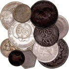 MONEDAS EXTRANJERAS
LOTES DE CONJUNTO
Lote de 14 monedas. AE. Bolivia, Brasil (3), Egipto (2), Gibraltar, G. Bretaña (2), Lituania, Suecia (3), Urug...