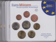 MONEDAS EXTRANJERAS
ALEMANIA
Lote de 5 carteras. Euroset 2002 (5 cecas). SC
