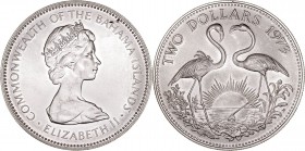 MONEDAS EXTRANJERAS
BAHAMAS
ISABEL II
2 Dólares. AR. 1973. KM.23. SC