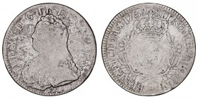MONEDAS EXTRANJERAS
FRANCIA
LUIS XV
Ecu. AR. 1739 L. 28,49 g. KM.486,12. Rayitas en anv., si no BC