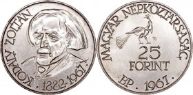 MONEDAS EXTRANJERAS
HUNGRIA
25 Forint. AR. 1967. KM.577. EBC+