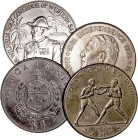 MONEDAS EXTRANJERAS
SAMOA & SISIFO
Cuproníquel. Lote de 4 monedas. Tala 1974, 1976 (2) y 1980. EBC-