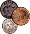 MONEDAS EXTRANJERAS
SARAWAK
Lote de 3 monedas. AE. Cent 1930 y 1937, 5 Cents 1927. SC- a MBC+