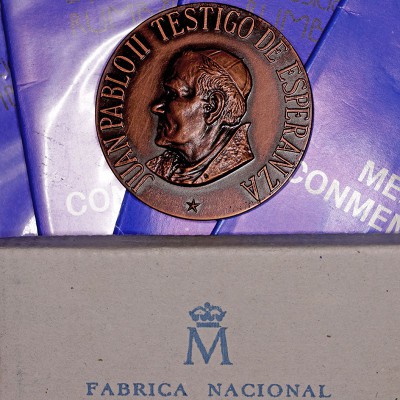MEDALLAS
Lote de 6 medallas. AE. Exposición Carlos III y la Casa de la Moneda 1...