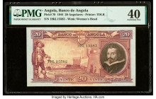 Angola Banco De Angola 20 Angolares 1944 Pick 79 PMG Extremely Fine 40. 

HID09801242017

© 2020 Heritage Auctions | All Rights Reserved