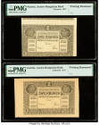 Austria Austro-Hungarian Bank 2 Kronen 1.3.1917 Two Printing Remnants PMG Holdered (2). 

HID09801242017

© 2020 Heritage Auctions | All Rights Reserv...