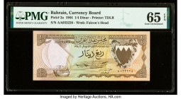 Bahrain Currency Board 1/4 Dinar 1964 Pick 2a PMG Gem Uncirculated 65 EPQ. 

HID09801242017

© 2020 Heritage Auctions | All Rights Reserved