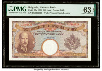 Bulgaria Bulgaria National Bank 500 Leva 1938 Pick 55a PMG Choice Uncirculated 63 EPQ. 

HID09801242017

© 2020 Heritage Auctions | All Rights Reserve...