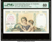 French Indochina Banque de l'Indo-Chine 500 Piastres ND (1939) Pick 57 PMG Extremely Fine 40. 

HID09801242017

© 2020 Heritage Auctions | All Rights ...
